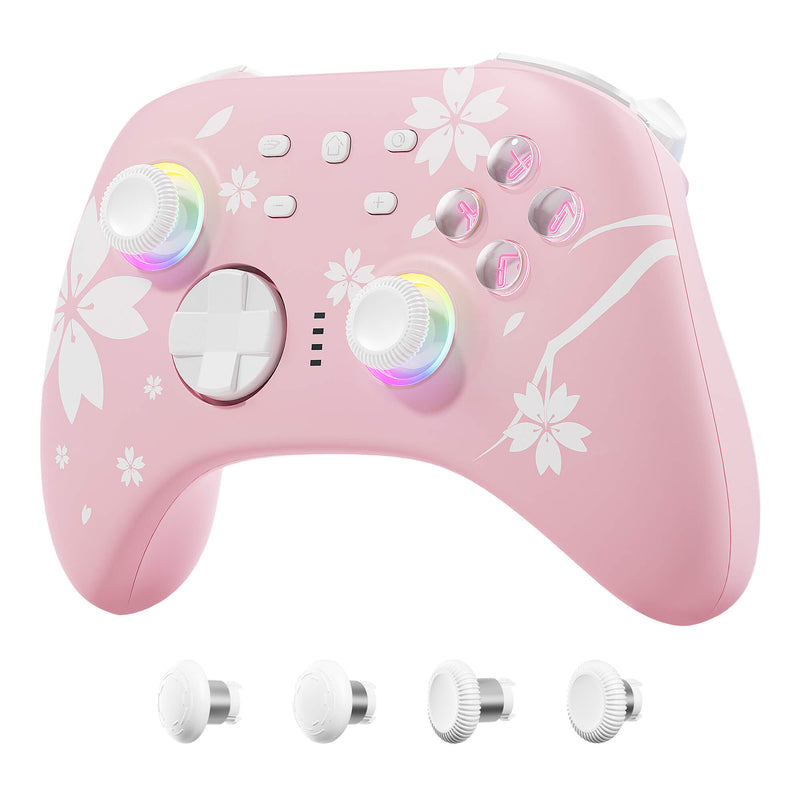 Mytrix Wireless Pro Controller with Hall Effect Joysticks/Hall Trigger (No Drift), Compatible with Nintendo Switch, Windows PC, iOS, Android, and Steam/Steam Deck Mytrix Wireless Pro Controller with Hall Effect Joysticks/Hall Trigger (No Drift), Compatible with Nintendo Switch, Windows PC, iOS, Android, and Steam/Steam Deck